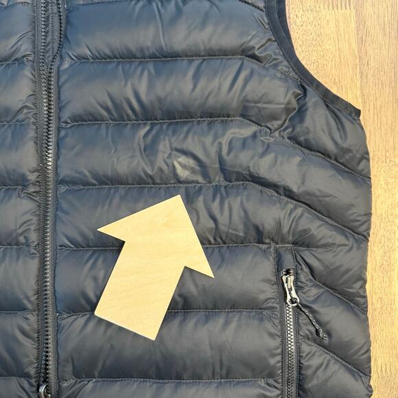 Eddie Bauer Men's Cirruslite 650 Fill Goose Down Puffer Vest Black Size Medium - Picture 10 of 12